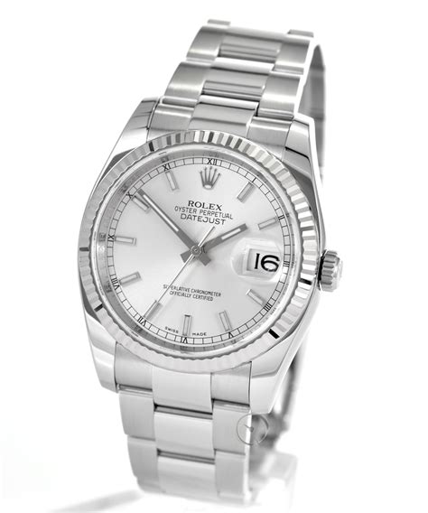 rolex datejust 36mm in acciaio ref 116234|rolex 116234 price.